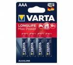 Батарейка Varta LongLife Power Max AAA LR03 BL4