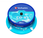 Оптические диски Verbatim CD-R Extra Protection 700mb 52x 25 Pack Spindle 43432
