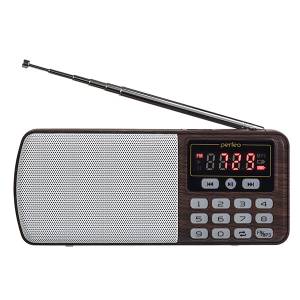 Радиоприемник Perfeo Егерь FM+ i120-BK коричневый