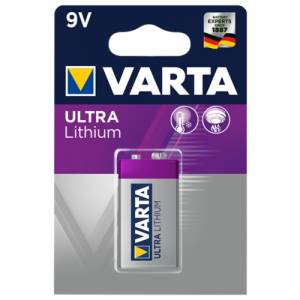 Батарейка Varta Ultra Lithium Крона 6FR61 9V 1BL