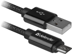 Кабель Defender USB08-03T Pro USB2.0 - microUSB черный
