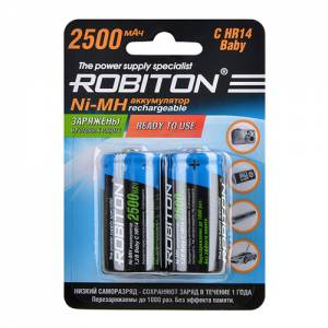 Аккумуляторы Robiton C RTU 2500 mAh 2BL