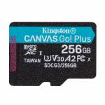   Kingston Canvas Go Plus microSDXC UHS-I U3 V30 256GB Class10 A2 (SDCG3/256GBSP)