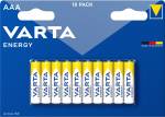 Батарейки Varta Energy AAA LR03 10BL