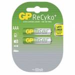 Аккумуляторы GP ReCyko+ AAA 850 mAh (GP85AAAHCB-2UEC2)