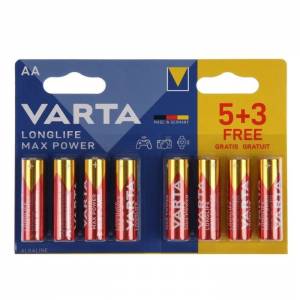 Батарейка Varta LongLife Power Max AA LR6 BL8