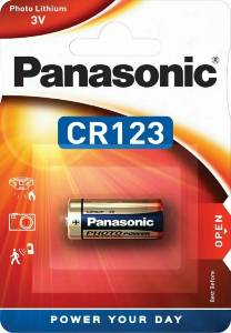  Panasonic Lithium CR123A 1BL