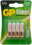 Батарейка GP Super Alkaline AAA LR03 4BL