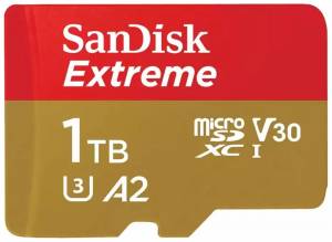   SanDisk Extreme microSDXC UHS-I U3 1TB Class10 V30 190Mb/s (SDSQXAV-1T00-GN6MN)