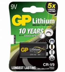  GP Lithium  6FR61 9V 1BL